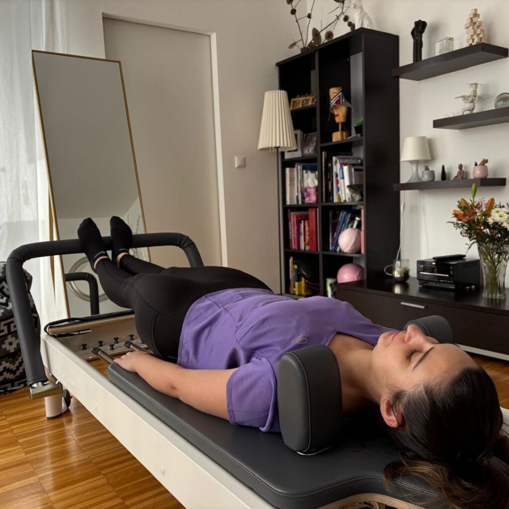 Cours de pilates reformer individuel pour débutant